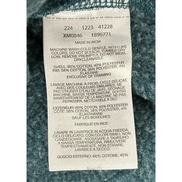 Columbia Men's Night Wave Heather Sweatshirt Hart Mountain Half Zip L/S Sz L - Picture 7 of 9